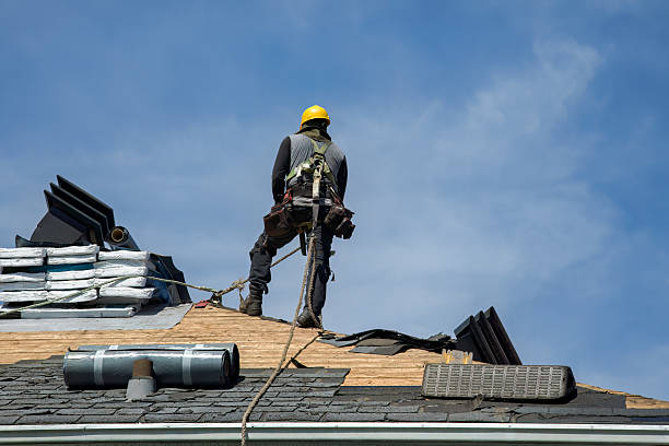 Professional Roofing technician working in Grapeville, PA